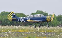 G-OUGH @ EGFH - Resident Yak-52. - by Roger Winser