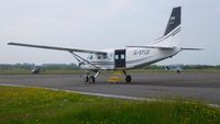 G-SYLV @ EGFH - Resident Grand Caravan operated by Skydive Swansea. - by Roger Winser