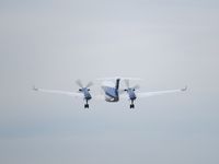 N841UP @ 1938 - Climbing out