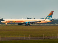 TF-ISX @ EGSH - Rolling down RWY 09 @ NWI in some low setting sun...