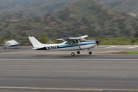 N747PP @ SZP - 1980 Cessna 182R SKYLANE, Continental O-540-J3C5D 235 Hp, liftoff Rwy 22 - by Doug Robertson