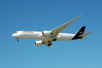 D-AIXI @ YVR - The first Lufthansa A350 in the 2018 livery,operating LH476 MUC~YVR. - by Manuel Vieira Ribeiro