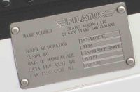 N657EZ @ 1938 - Id plate - by Canonman