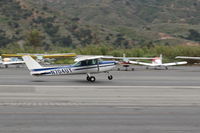 N704UT @ SZP - 1976 Cessna 150, Continental O-200 100 Hp, another takeoff roll Rwy 22 - by Doug Robertson