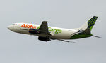 N303KH @ HNL - N303KH Boeing 737 freighter departing Honolulu - by Pete Hughes