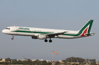 EI-IXJ @ LMML - A321 EI-IXJ Alitalia on short finals RW31 Malta International Airport - by Raymond Zammmit