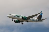 N313FR @ KLAS - Airbus A320