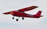 G-OKLY @ EGFH - Visiting F150K operated by Horizon Flight Training departing Runway 22  - by Roger Winser