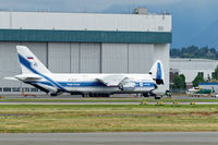 RA-82077 @ CYVR - @ YVR to load two Sikorsky S-61N's you see in the shots. - by Guy Pambrun