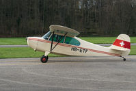 HB-ETF @ LSPL - After refuelling at Langenthal-Bleienbach. HB-registered since 1963-07-25. - by sparrow9