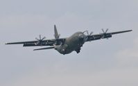 ZH872 @ EGFH - RAF Hercules C.4 aircraft coded 872 approaching Runway 22. - by Roger Winser