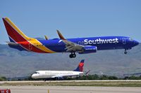 N8513F @ KBOI - Landing RWY 10R. - by Gerald Howard