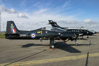 ZF243 @ EGXE - Shorts Tucano T1 ZF243 1 FTS RAF Leeming 29/3/08 - by Grahame Wills