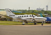 N425DK @ EGTF - Cessna 425 Conquest 1 at Fairoaks.