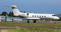 N320JM @ EGPN - On the ramp visiting Dundee - by Clive Pattle