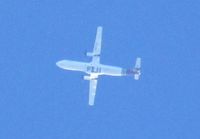 DQ-FJX @ NZAA - At 26000ft overhead my house in Auckland en-route to Nelson for maintenance. - by magnaman