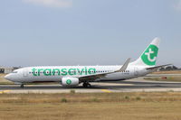 F-HTVC @ LMML - B737-800 F-HTVC Transavia France - by Raymond Zammit