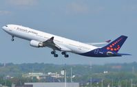 OO-SFN @ EBBR - SNB A333 departing BRU - by FerryPNL