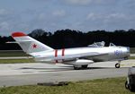 N217SH @ KTIX - PZL-Mielec Lim-5 (MiG-17F FRESCO) at Space Coast Regional Airport, Titusville (the day after Space Coast Warbird AirShow 2018)