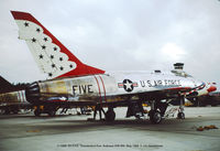 55-3754 @ ADW - T-Bird 5 at Andrews AFB May 1968.