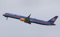 TF-ISX @ EGSH - 757 TF-ISX seen departing Norwich following repaint in a special livery celebrating the 100 year centenary of Icelandic sovereignty from Denmark - by AirbusA320