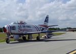 N86FR @ KTIX - North American F-86F Sabre at the VAC Warbird Museum, Titusville FL