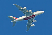 A6-EEM @ EHAM - Flying over Lelystad at 10.000 feet direction Schiphol (EHAM) - by Jan Bekker