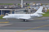 G-YFOX @ EBBR - Falcon 2000 in spectacular white. - by FerryPNL