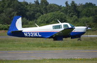 N321KL @ EGLK - Mooney M20J at Blackbushe. - by moxy