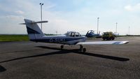G-SUKI @ EGGP - Piper Tomahawk in New paint scheme. Taken after my flying lesson. - by Adrian Griffiths
