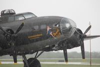 N3703G @ I74 - Basing overnight during the storm - by Glenn E. Chatfield
