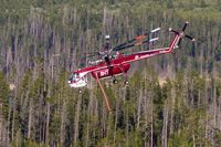 N718HT - N718ht working the Buffalo Mountain Fire, Silverthorne, CO.  8/11/2018. - by Kathy Bresee