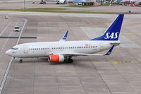 LN-RNU @ EGCC - Just landed at Manchester. - by Graham Reeve