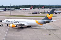 OY-VKF @ EGCC - Being pushed back at Manchester. - by Graham Reeve