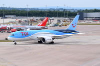 G-TUIC @ EGCC - Departing from Manchester. - by Graham Reeve