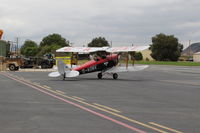 N675LF @ SZP - 1944 De HAVILLAND DH-82A TIGER MOTH II, holding short Rwy 22 - by Doug Robertson