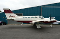 G-TREC @ EGTB - Cessna 421C at Wycombe Air Park. - by moxy