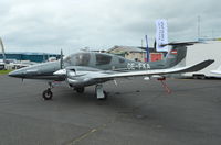 OE-FKA @ EGTB - Diamond DA-62 at Wycombe Air Park. - by moxy