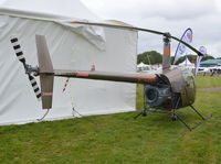 G-OODX @ EGTB - Robinson R22 Beta at Wycombe Air Park. Ex N720HH - by moxy