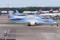 G-TUIJ @ EGCC - Under tow at Manchester. - by Graham Reeve