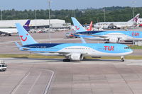 G-OBYF @ EGCC - Just landed at Manchester. - by Graham Reeve