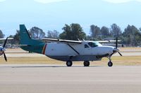 N106VE @ KRDD - Package Express Caravan at Redding, CA USA - by Tom Vance