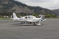 N821G @ SZP - 2005 CIRRUS SR22 G2, Continental IO-550 300 Hp, on Transient Ramp - by Doug Robertson