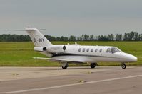 OO-SKY @ EGSH - Leaving Norwich for Belgium. - by keithnewsome