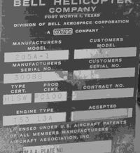 N551HQ @ 1938 - Identification plate - by Canonman