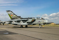 ZA543 @ EGXE - Panavia Tornado GR4 ZA543/FF 12 Sqd Leeming 29/3/08, special anniversary markings