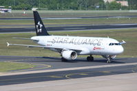 HB-IJN @ EDDT - Swiss, Star Alliance livery