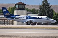 N502UP @ KBOI - Landing roll out on RWY 28L. - by Gerald Howard