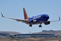 N7828A @ KBOI - Landing approach to RWY 28R. - by Gerald Howard