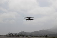 N675LF @ SZP - 1944 De Havilland DH-82A TIGER MOTH II, takeoff climb Rwy 22 - by Doug Robertson